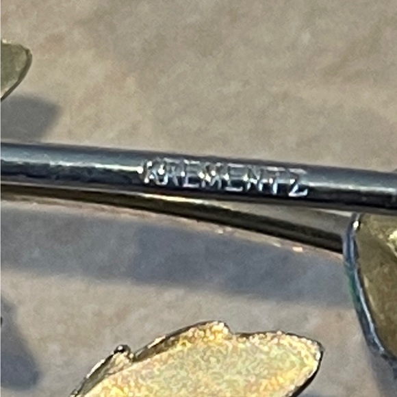 Krementz Earrings and brooch with pearls - Picture 7 of 7